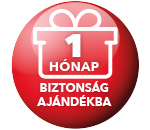 1 hónap biztonság ajándékba